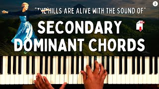 How to Use Secondary Dominant Chords to COMPOSE COLORFUL Music (Songwriting/Theory)