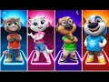 🔥 TALKING TOM vs ANGELA vs BEN vs HANK – TILE HOP BATTLE! 🔥