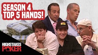 High Stakes Poker Best Poker Hands | Season 4 screenshot 4