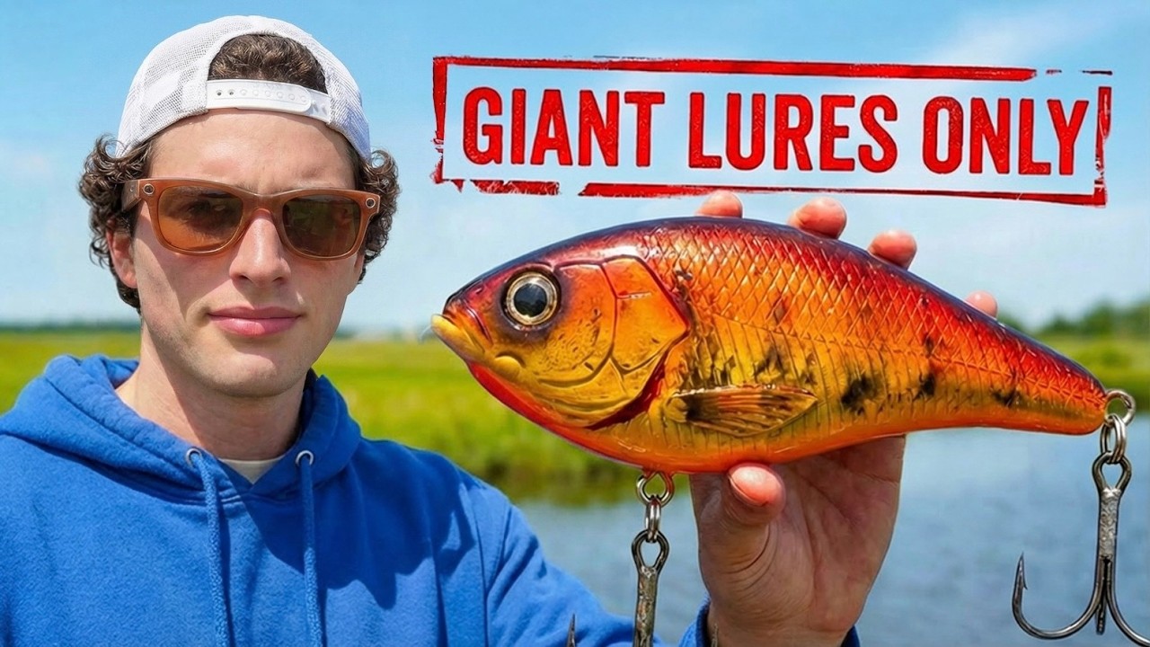I Fished Massive Baits for Giant Fish!