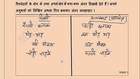 NDMC CLASS 5TH EVS WEEK 19 DATE 28/10/2020