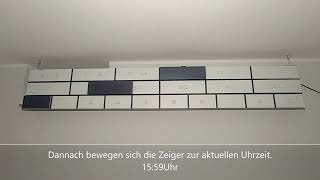 Wand Uhr, Wall Clock, Linear, DIY, Arduino