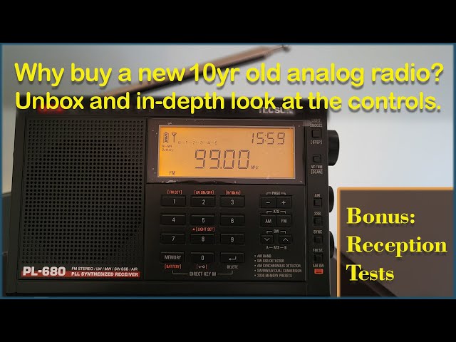 TECSUN PL-680 the new 10 year old analog radio [In depth look