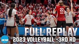 Wisconsin vs. Penn State: 2023 NCAA volleyball regional semifinals | FULL REPLAY