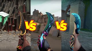 Ruin Dagger Vs Catrina Knife Vs Luna's Descent VALORANT Best Knife Skins