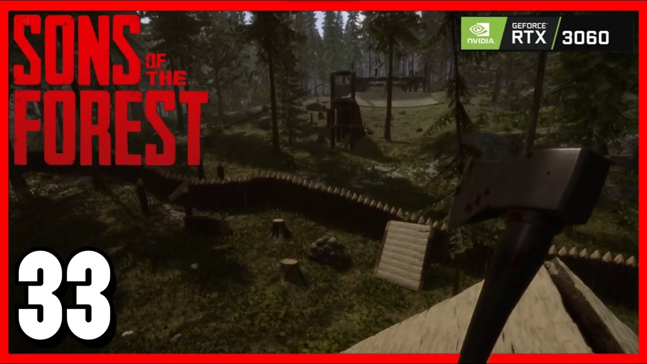 Cannibal Trap Build Is Feeling Like Home | Sons Of The Forest Gameplay Part 33 | 