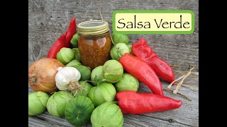 Roasted Tomatillo Salsa - Salsa Verde