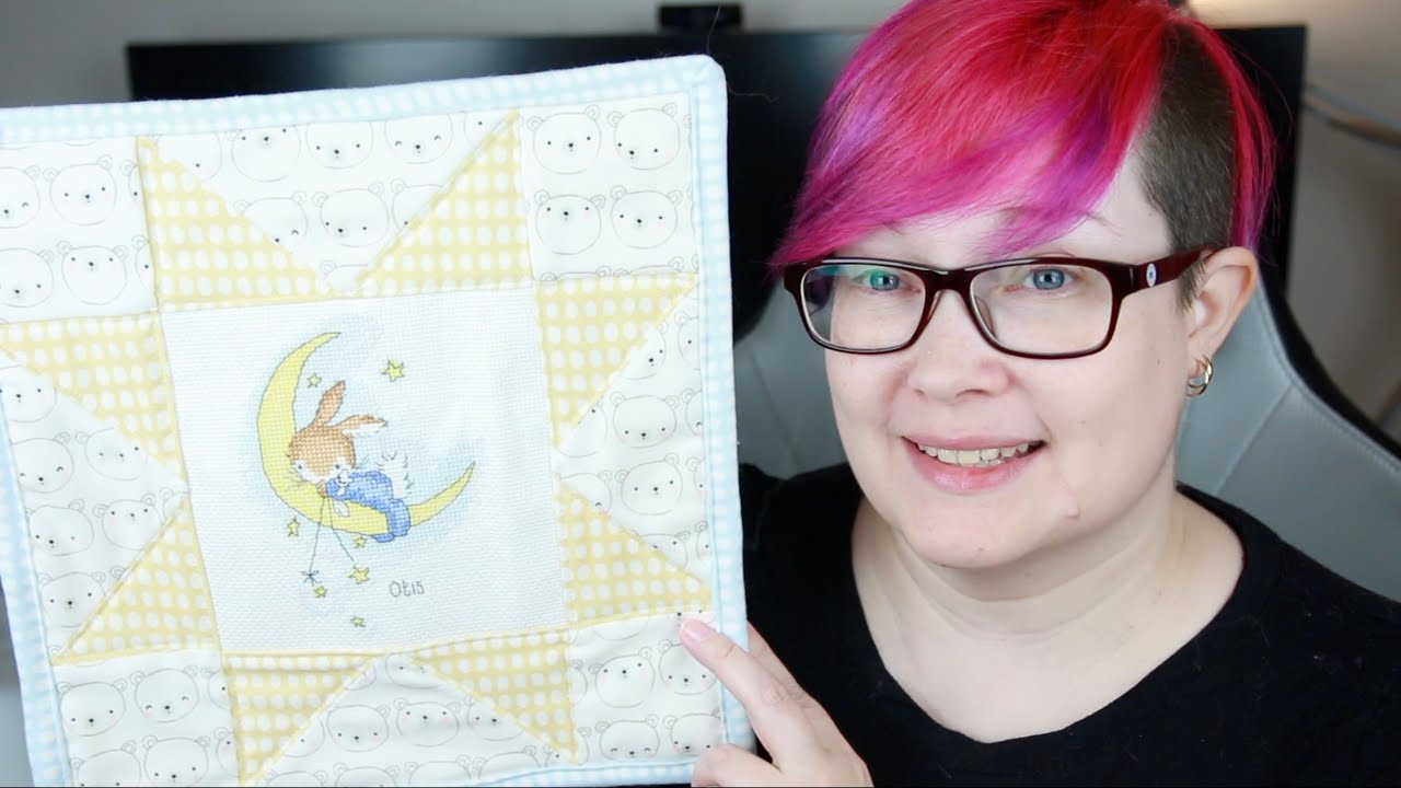 Finished the baby wall hangings! Flosstube 22 YouTube