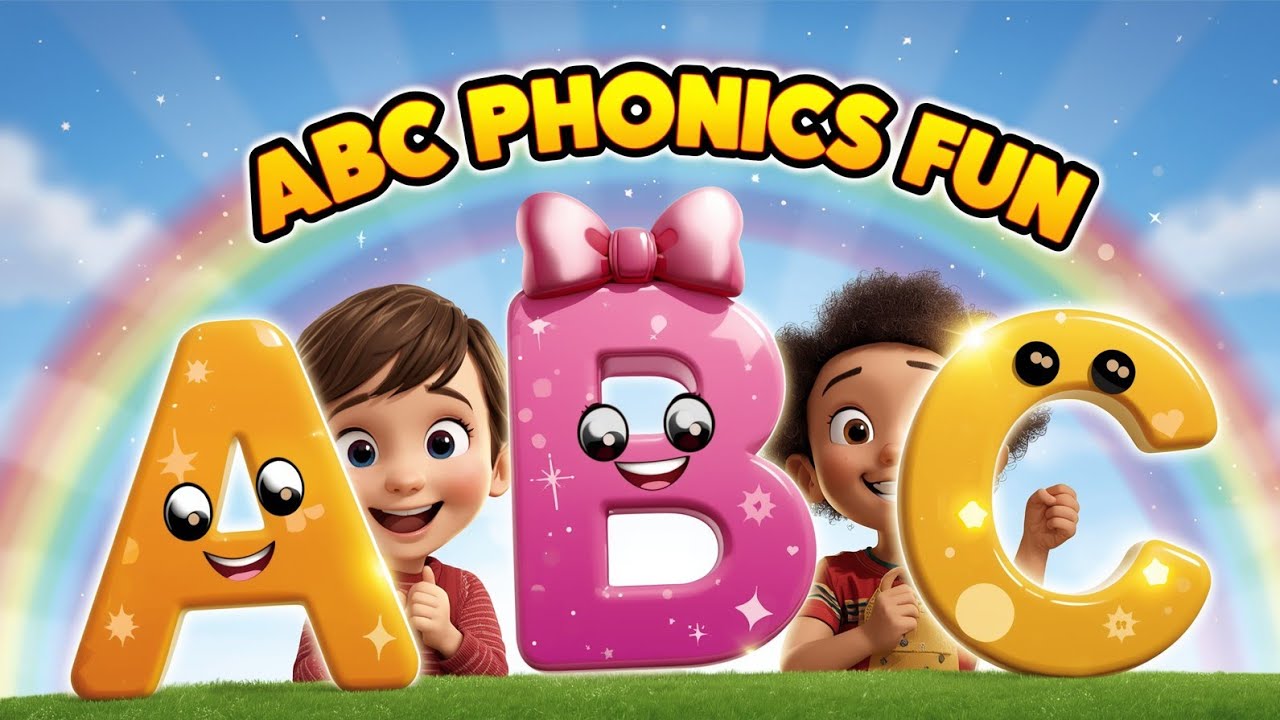 ABC Phonics Song 🎵 | Learn A to Z with Fun & Repetition | Kids Learning ...