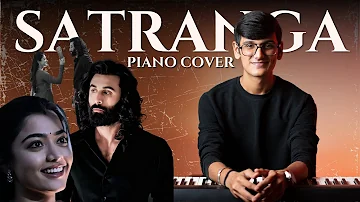 SATRANGA - Soulful Piano Cover - PIX Series - Hindi - Animal Songs On Piano