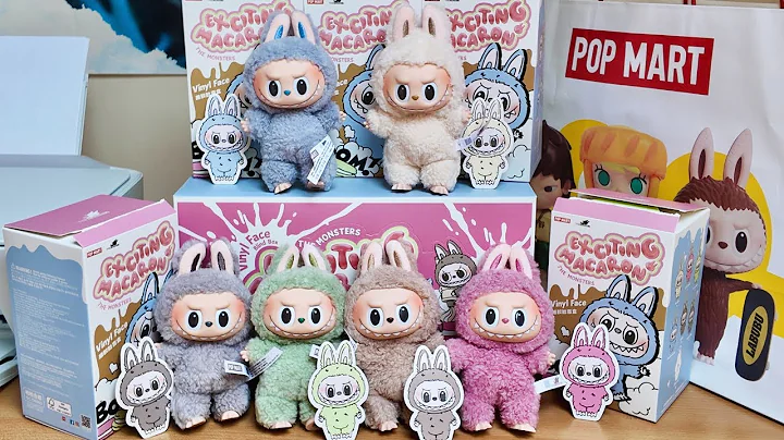 LABUBU THE MONSTERS EXCITING MACARON SET UNBOXING