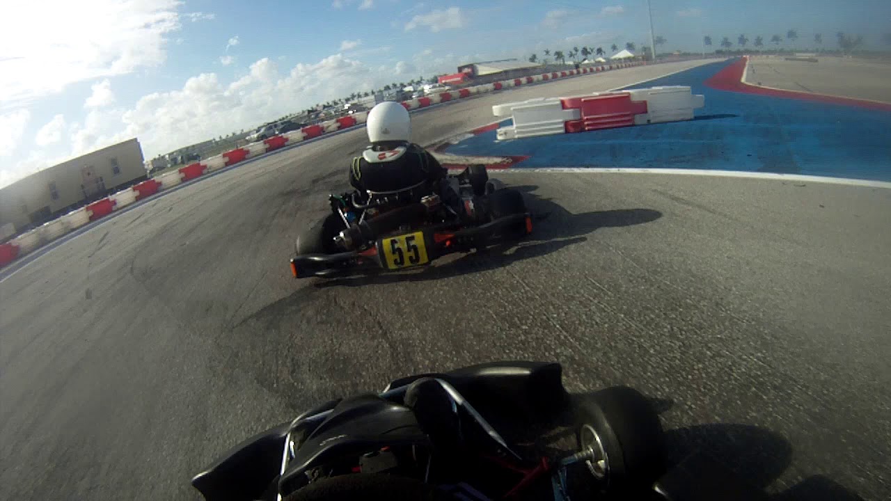 2/23/19 TRAKsports TRACK DAY AMR HOMESTEAD KARTING, 1996 HAASE  CHASSIS/28hp IAME ENGINE SESSION 4