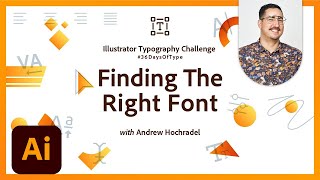 How to Find The Right Font | Illustrator Typography Challenge | Adobe Creative Cloud screenshot 4
