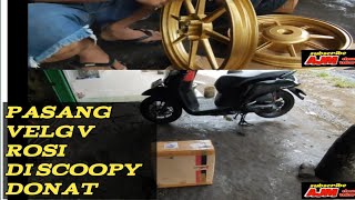 honda scoopy ganti velg v rosi