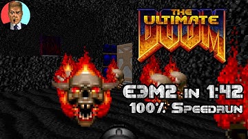 UV Max Speedrun of Doom E3M2 in 1:42
