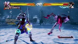 Tekken 7 Yoshimitsu d/f+2(NSS) Combos | PS4