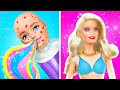 Barbie beauty tips rich vs broke doll extreme makeover by yay time star