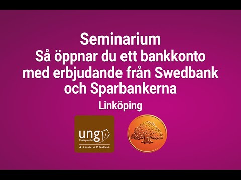 Öppna företagskonto med erbjudande från Swedbank i LINKÖPING