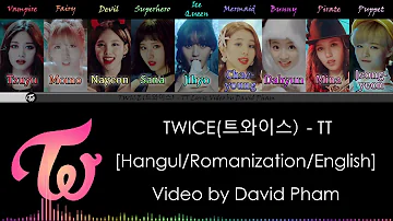 🔴 TWICE (트와이스) - TT [Han/Rom/Eng] Color Coded Lyrics | Spectral KPOP