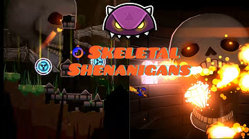 Skeletal Shenanigans" (Demon) by YoReid & Airz | Geometry Dash 2.2