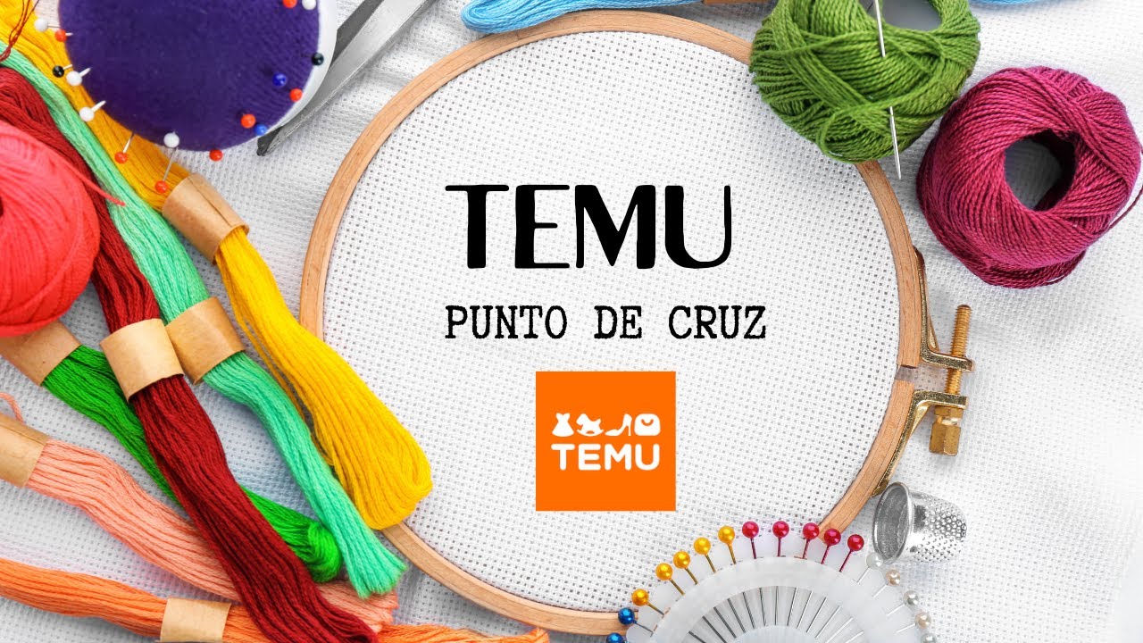 ⚜️【PUNTO DE CRUZ】🧵 Cositas interesantes de 【TEMU】🧵#flosstube #puntodecruz #crossstitch #temu