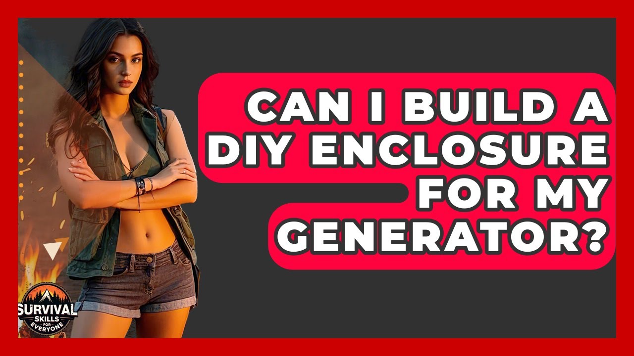 Can I Build A DIY Enclosure For My Generator? - Survival Skills for Everyone