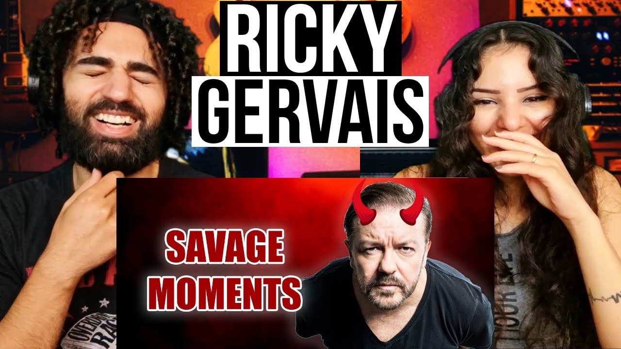Java Ricky Humongous Reaction First time watching Ricky Gervais being a savage for 10 minutes ...