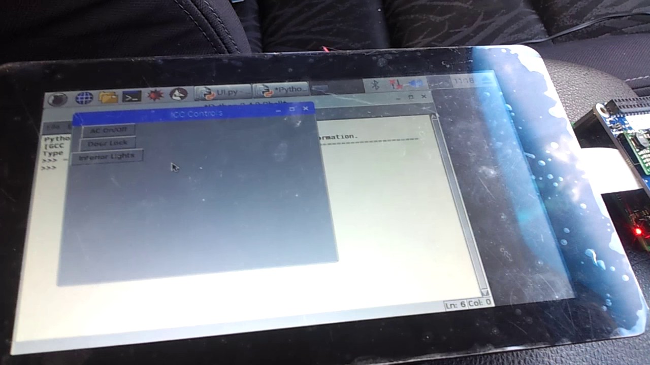 BA Falcon CANbus control with UI (RPi) - YouTube