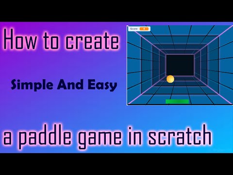 How to create Paddle Game In Scratch | Easy Tutorial | Part-1 | Scratch Tech