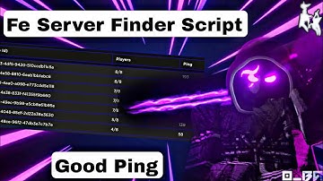 New Fe Server Finder Script | arceus x roblox scripts