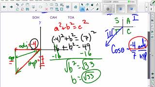 Unit 2 2 4 Given One Trig Ratio Find the Other Two
