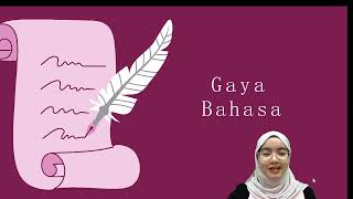 BAHASA MELAYU - Gaya Bahasa dalam novel dan antalogi KOMSAS