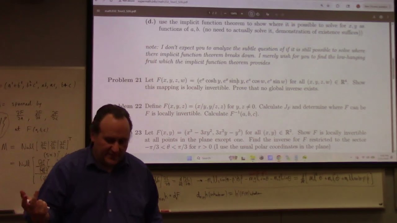 Advanced Calculus: variational calculus examples, help with homework, 2-24-26 part 2