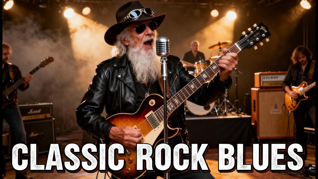 Eric Clapton, Led Zeppelin, ZZ Top, Stevie Ray Vaughan – Inspired By Classic Rock Blues