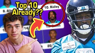 Week 1 Fantasy WR and RB Rankings