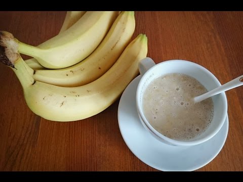 Молоко с бананом от кашля: лечебный и вкусный рецепт