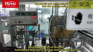 4. 100% Safety Verified: Huyu Electric MCCB Automated Dielectric & ON-OFF Testing