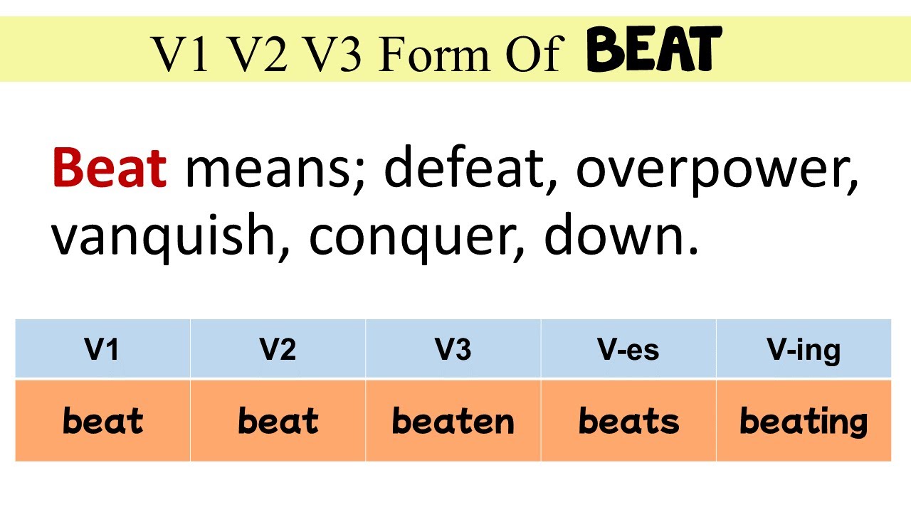 Play Past Simple, Simple Past Tense of Play Past Participle, V1 V2 V3 Form  Of Play - English Grammar Here