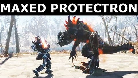 Fallout 4 Automatron - Maxed Protectron (Custom Build Melee Robot Companion)