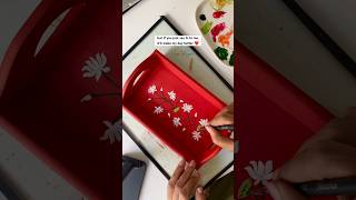 Easy DIY paint Tray | How to paint | serving tray | tutorial #youtube  #shorts #youtubeshorts #viral