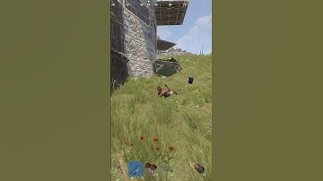 HE FELL TO HIS DEATH… #shorts #rust #playrust