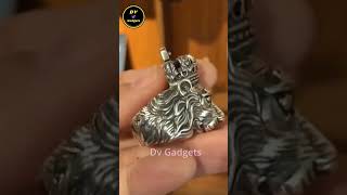 Sterling Silver Oxidised Lion King Ring for boys and Men #shorts #youtubeshorts #viral #viralshorts
