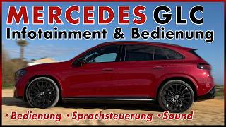Mercedes-Benz GLC Infotainment und Bedienung im neuen Elektro SUV | Test | Hyperscreen | Deutsch