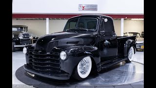 1953 Chevrolet 3100 Pickup Restomod Startup & Walk Around | For Sale at GT Auto Lounge