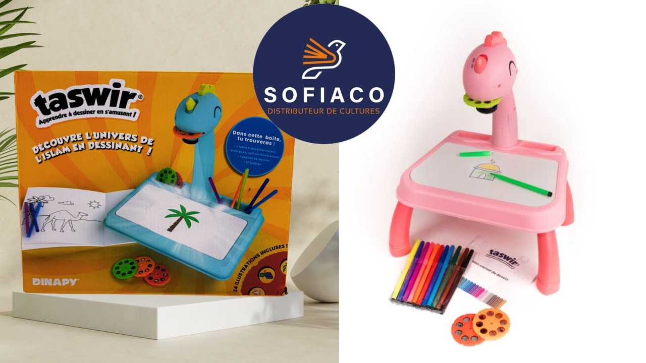 TASWIR la table à dessin pour jeunes musulmans distribué par la SOFIACO distributeur maktaba magasin