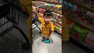 Little Boys Empty Pocket Snack Shopping?