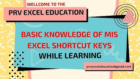 #excel  #shortcut Key