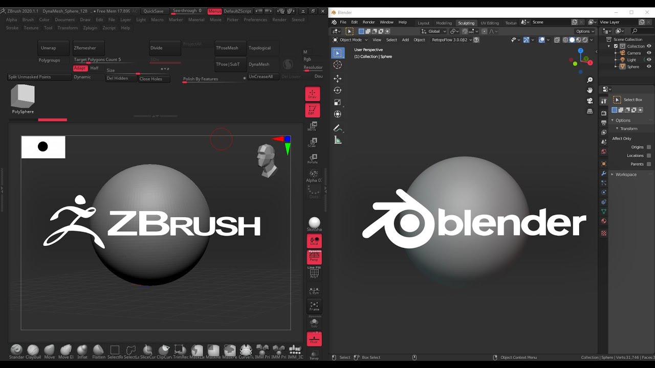 Blender vs ZBrush Why I'm using Blender now YouTube