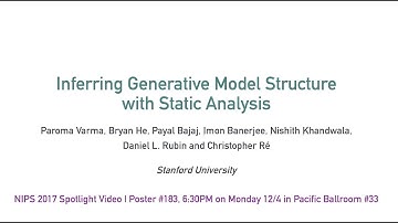 Inferring Generative Model Structure with Static Analysis (NIPS 2017)