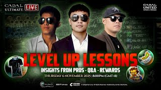 [PH] Cabal Ultimate Live EP.6: Level Up Lessons  | Pro Tips, Q&A, Rewards